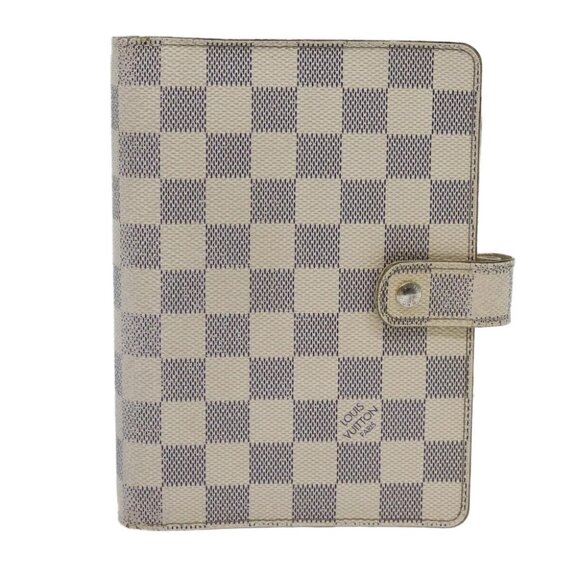 LOUIS VUITTON Damier Azur Agenda MM Day Planner Cover - Picture 1 of 15